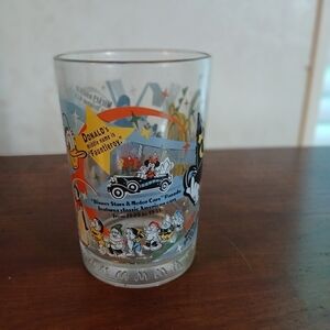 McDonald's Walt Disney 100 Years Of Magic Anniversary Glass Mickey Mouse Pluto